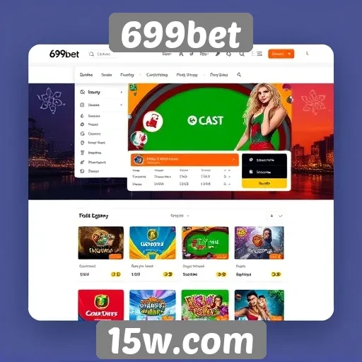 Interface do usuário do site 699bet é intuitiva e acessível
